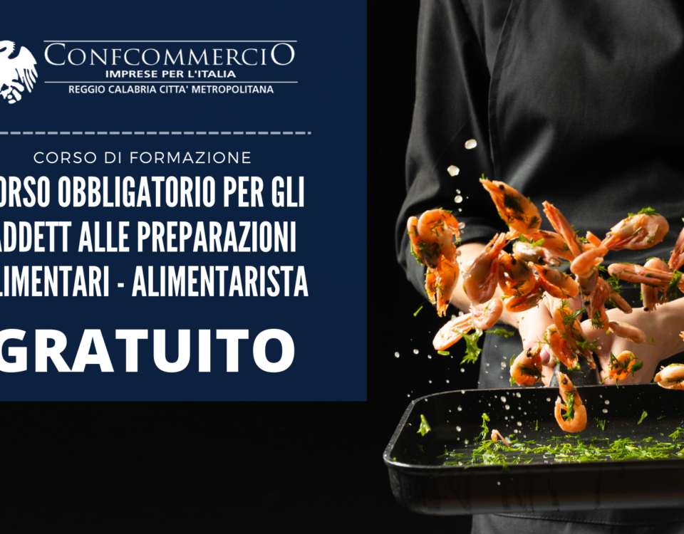 Corso addetto alle preparazioni alimentari - alimentarista